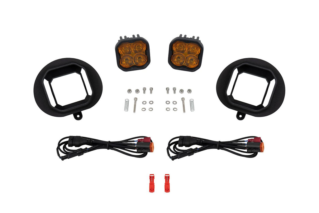 Diode Dynamics SS3 Max Yellow SAE Type DR Fog Light Kit - Multiple Dodge Models 2002-2008