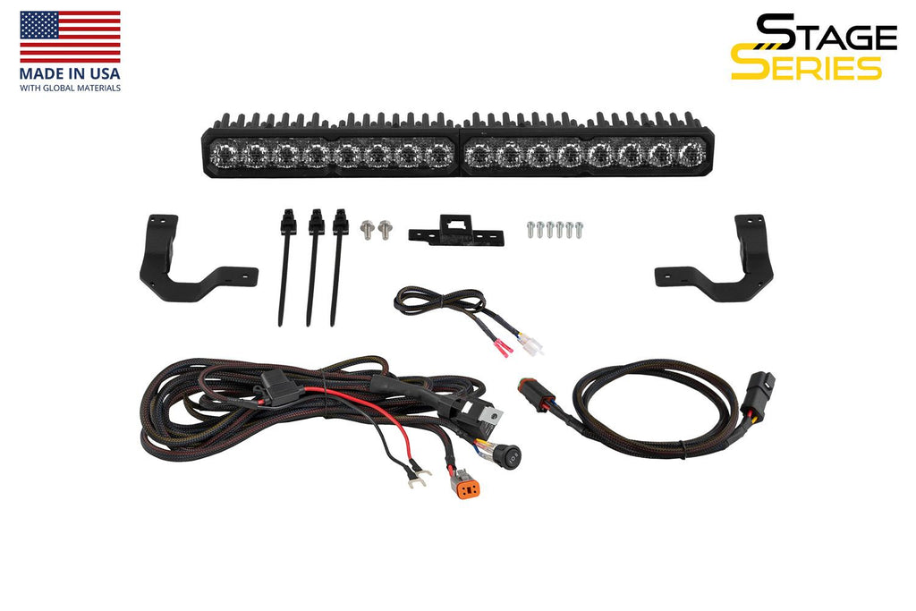Diode Dynamics TRD Pro Grille Lightbar Bracket Kit - Toyota Tacoma 2024-2026