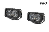 Diode Dynamics C2 2.0 Pro White SAE Fog/Wide Standard [Amber Backlight; Pair] - Universal