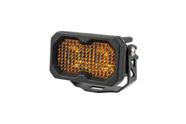 Diode Dynamics C2 2.0 Pro Yellow Flood Standard [Amber Backlight; Single] - Universal