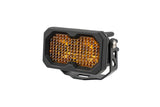 Diode Dynamics C2 2.0 Pro Yellow Flood Standard [Amber Backlight; Single] - Universal