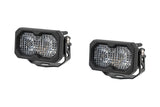 Diode Dynamics C2 2.0 Max White Flood Standard Red BL (Pair)