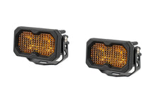 Load image into Gallery viewer, Diode Dynamics C2 2.0 Max Yellow Flood Standard Amber BL (Pair) - Universal