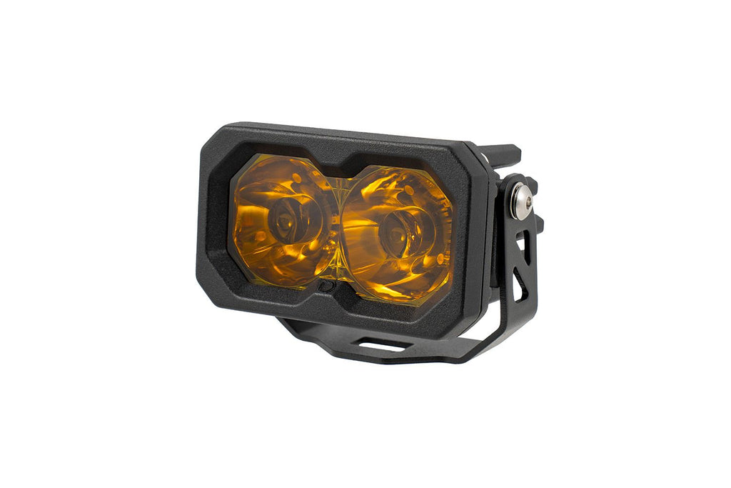 Diode Dynamics C2 2.0 Max Yellow Spot Standard Amber BL (Single) - Universal