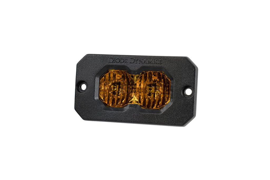 Diode Dynamics C2 2.0 Pro Yellow Combo/Driving Flush Amber BL (Single) - Universal
