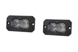 Diode Dynamics C2 2.0 Max White Flood Flush Red BL (Pair) - Universal
