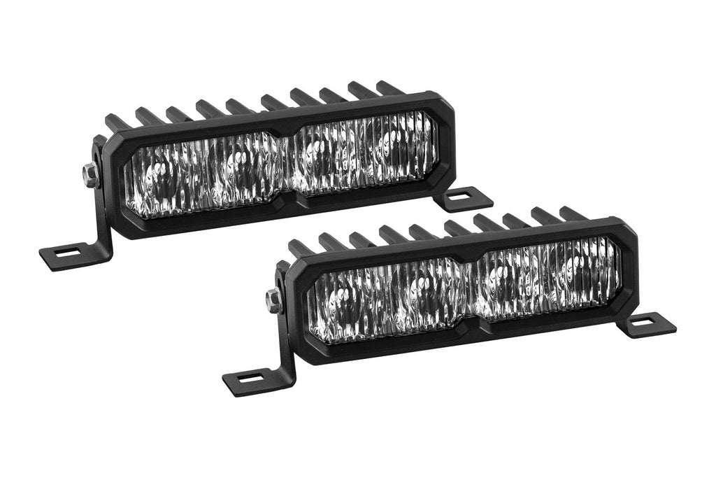 Diode Dynamics SS6 SAE/DOT White Fog/Wide Pro ABL LED Light Bar (Pair)