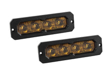 Load image into Gallery viewer, Diode Dynamics SS6 Yellow Flood Pro Flush Mount LED Light Bar (Pair)