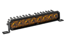 Load image into Gallery viewer, Diode Dynamics SS10 SAE/DOT Flood Pro Yellow LED Light Bar (one)