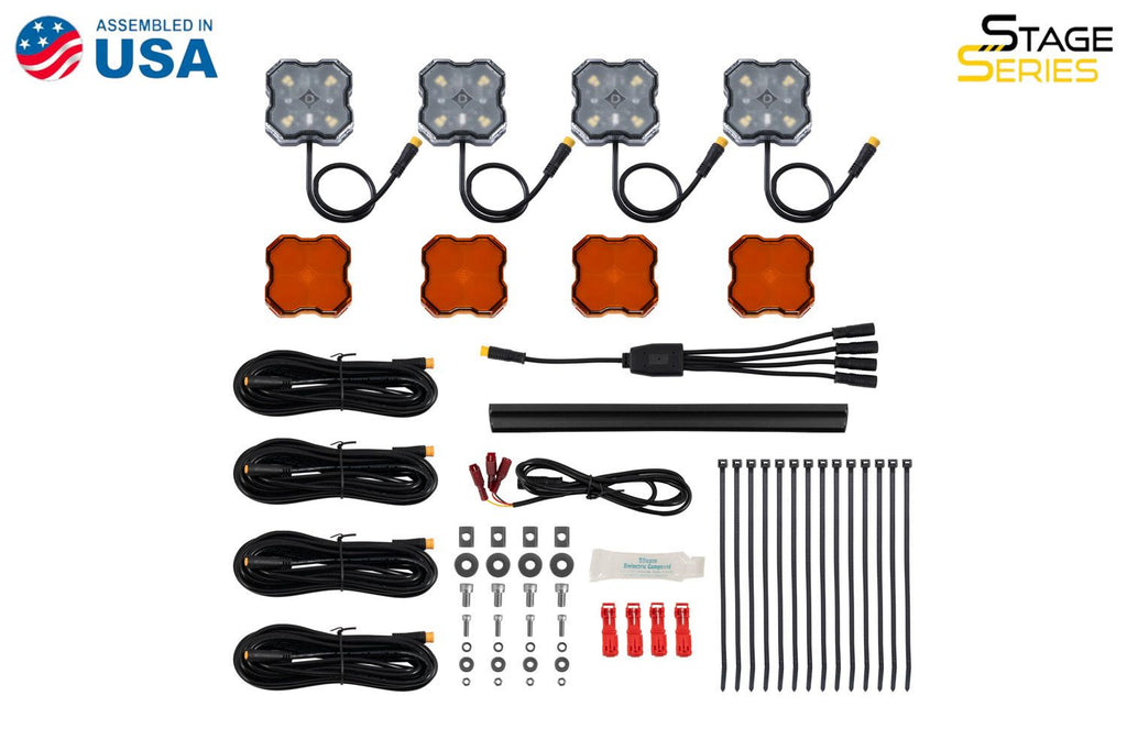 Diode Dynamics Stage Series LED Bed Light Kit for Kuat IBEX Bed Rack