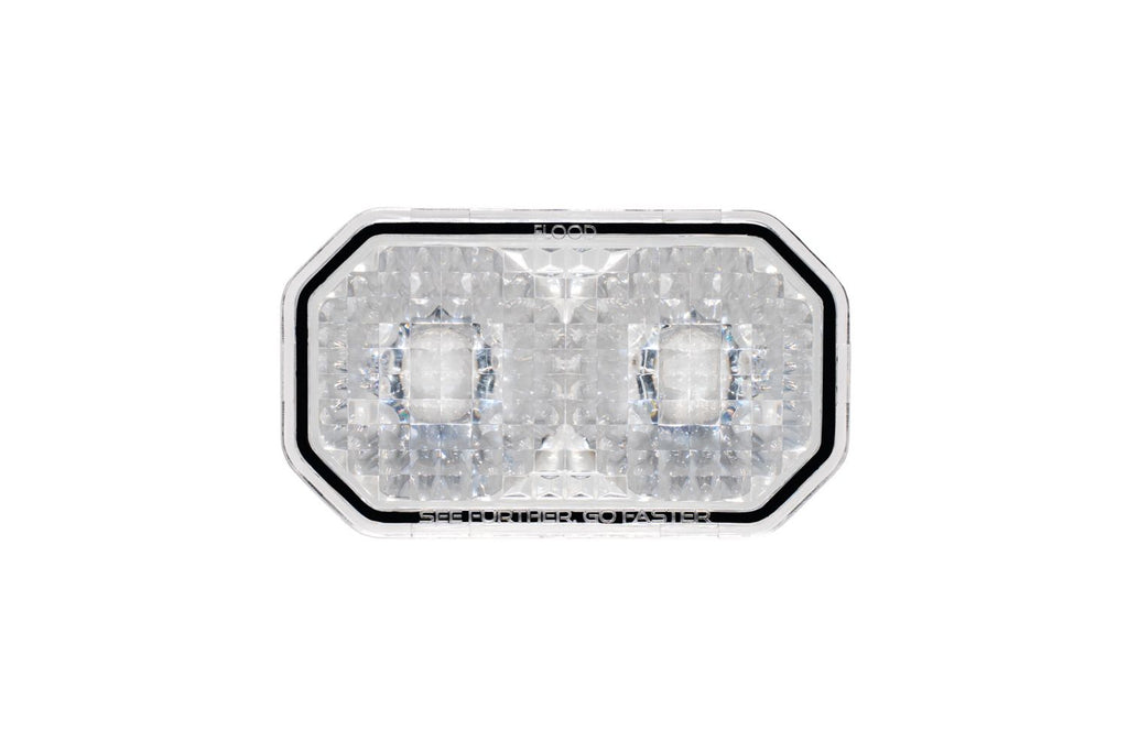 Diode Dynamics Replacement Flood Clear Lens for C2 2.0 LED Pods (Single) - Universal Fitment