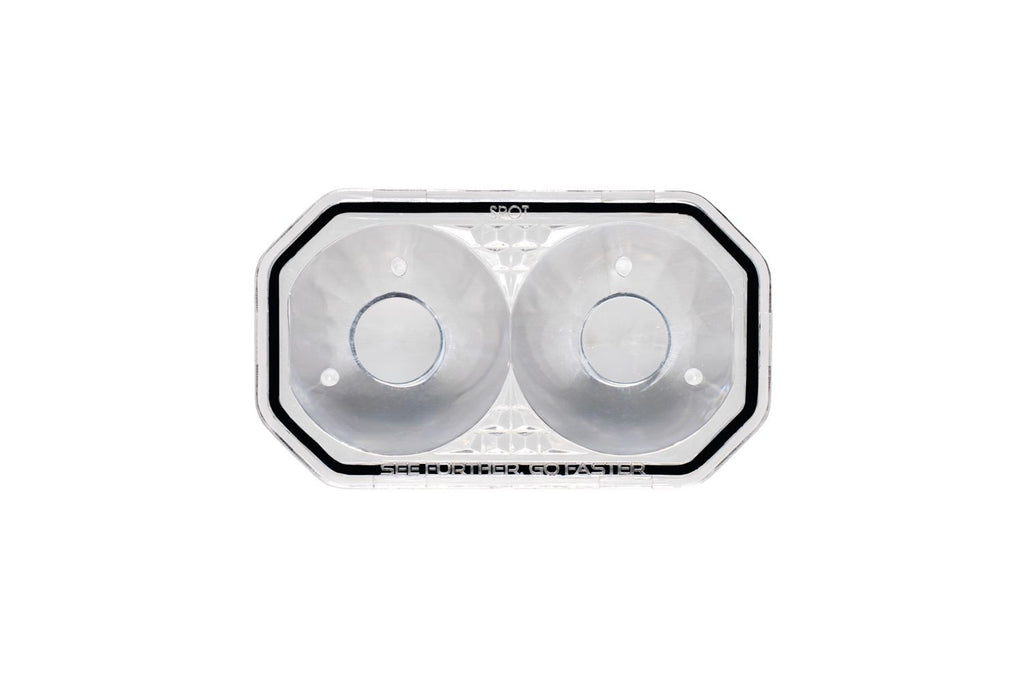 Diode Dynamics Combo/Driving Clear Lens for C2 2.0 LED Pods (Single) - Universal Fitment