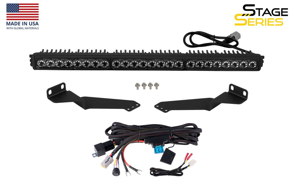 Diode Dynamics SS30 Yellow Combo Sport Stealth Lightbar Kit - 2016-2023 Toyota Tacoma