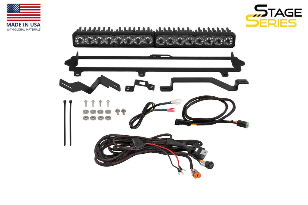 Diode Dynamics TRD Pro Grille White Driving 18" Classic Light Bar Kit - Toyota Tundra 2022+