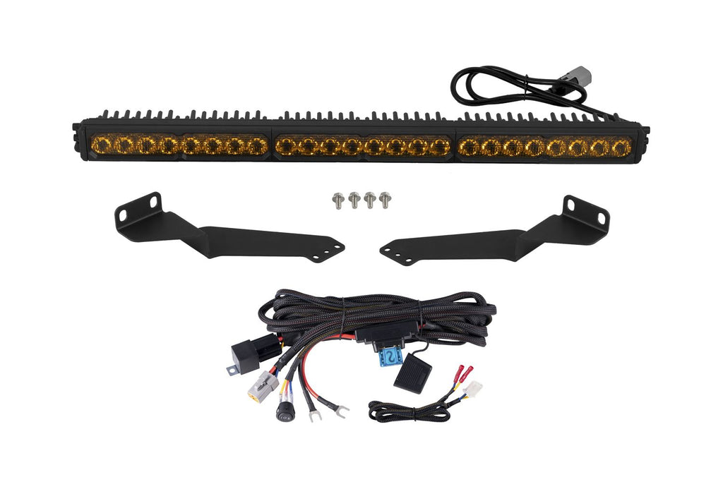 Diode Dynamics SS30 Yellow Combo Sport Stealth Lightbar Kit - 2016-2023 Toyota Tacoma