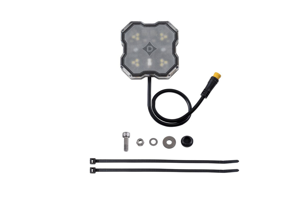 Diode Dynamics Stage Series White/Amber M8 LED Rock Light (single)