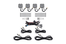 Load image into Gallery viewer, Diode Dynamics Stage Series Dual-Color White/Red LED Rock Light Kit (4-pack) w/o Magnet Mounts - Universal Fitment