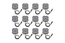 Load image into Gallery viewer, Diode Dynamics Stage Series Dual-Color White/Red LED Rock Light Kit (12-pack) - Universal Fitment