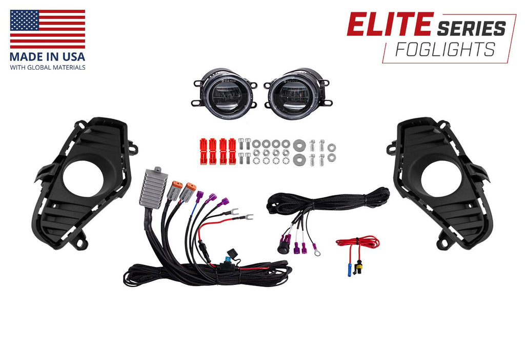 Diode Dynamics Elite Series Dual-Color Add-On Fog Lamp Kit - Toyota RAV4 2019-2025