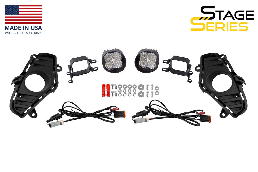 Diode Dynamics SS3 Dual-Color Wide LED Fog Light Kit - Toyota RAV4 2022-2025