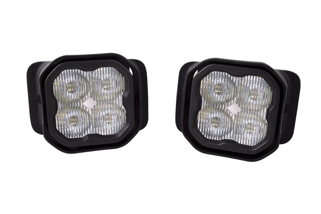 Diode Dynamics SS3 Dual-Color Wide SAE Type F2 Fog Light Kit - Multiple Ford Fitments