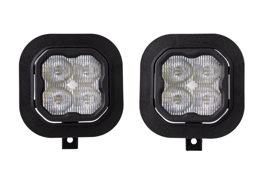 Diode Dynamics SS3 Dual-Color Wide SAE Type SD Fog Light Kit - Ford F-250/F-350 Superduty 2011-2016