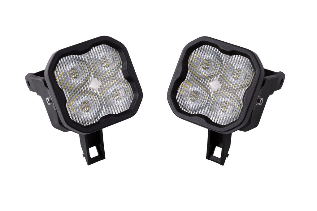 Diode Dynamics SS3 Dual-Color Wide SAE Type SDX Fog Light Kit - Multiple Ford Fitments