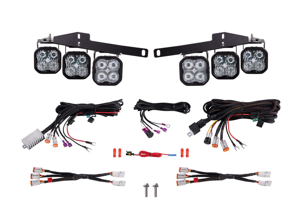 Diode Dynamics SS3 Dual-Color LED Fog Light Kit - Ford Raptor 2017-2020