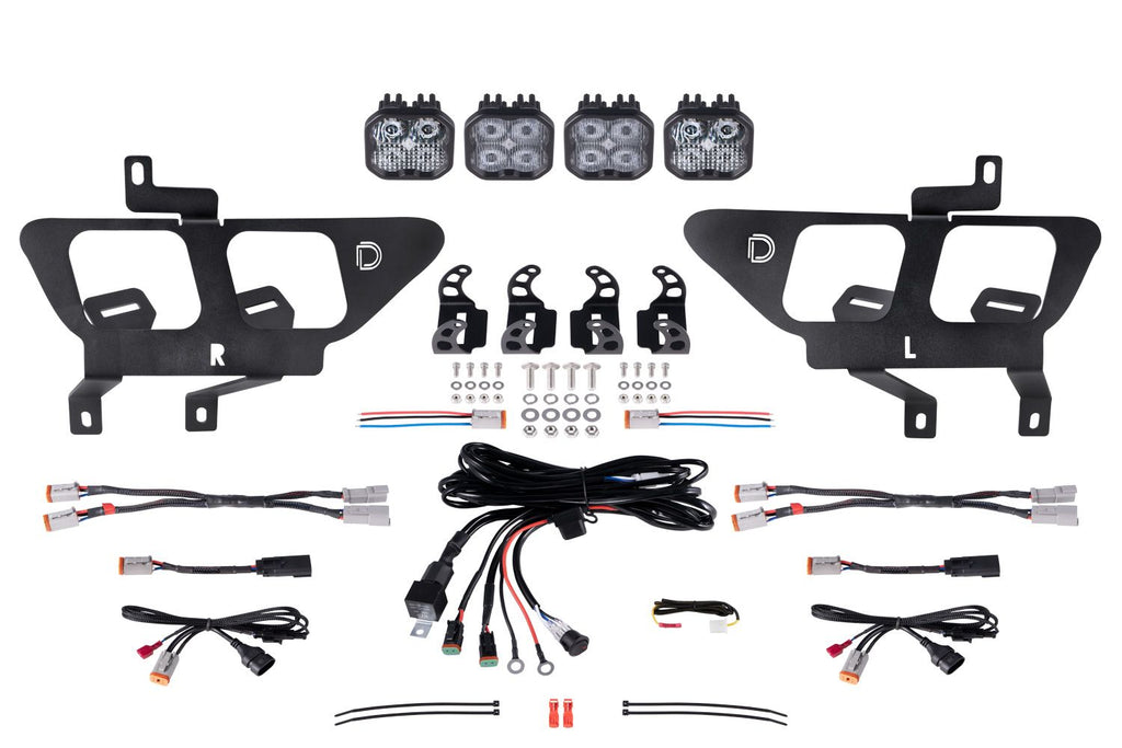 Diode Dynamics Stage Series Dual-Color Fog Pocket Kit - Ford F-150 2021-2023