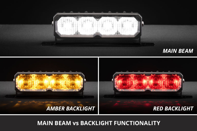 Diode Dynamics SS6 SAE/DOT White Spot Sport ABL LED Light Bar (Single)