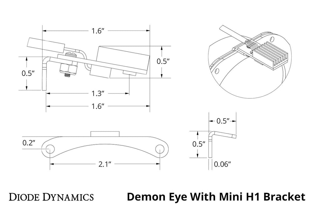 Diode Dynamics Pro-Series Multicolor Demon Eyes (Set) - Universal Fitment