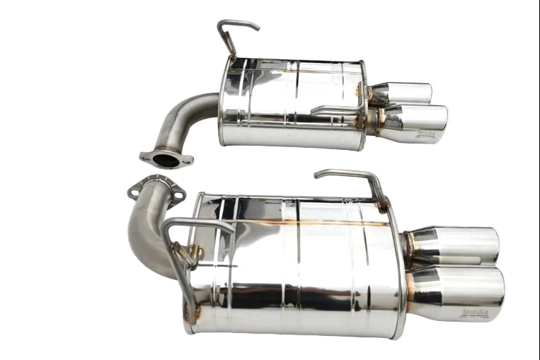 Invidia Q300 3.5" Rolled Dual Wall SS Tip Axleback Exhaust - Subaru WRX (VB) 2022+