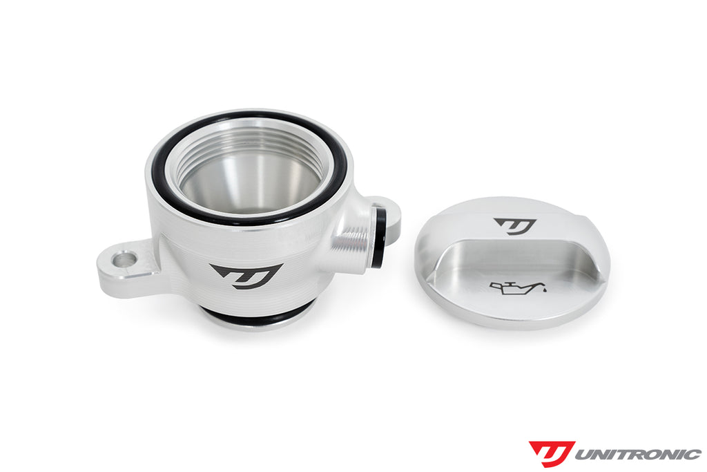 Unitronic Low Profile Oil Fill Neck w/ Cap - Audi RS3 / TT RS Quattro 2.5TFSI 2017+
