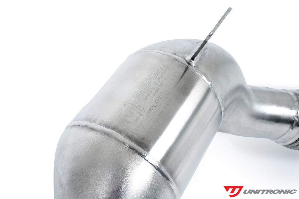 Unitronic Performance Catted Downpipe - Audi A3 Quattro / S3 / Volkswagen Golf R 2.0TSI 2015-2020