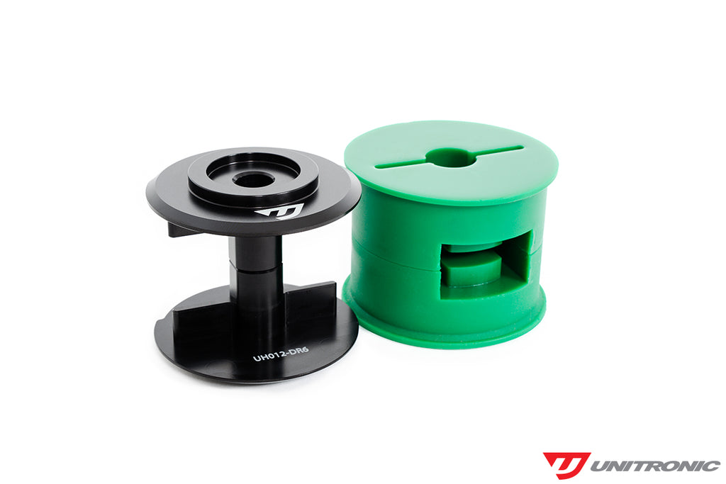 Unitronic Green Dogbone Mount Cap & Bushing EVO Kit - Audi / Volkswagen MQB & MQB EVO4 Models 2015+