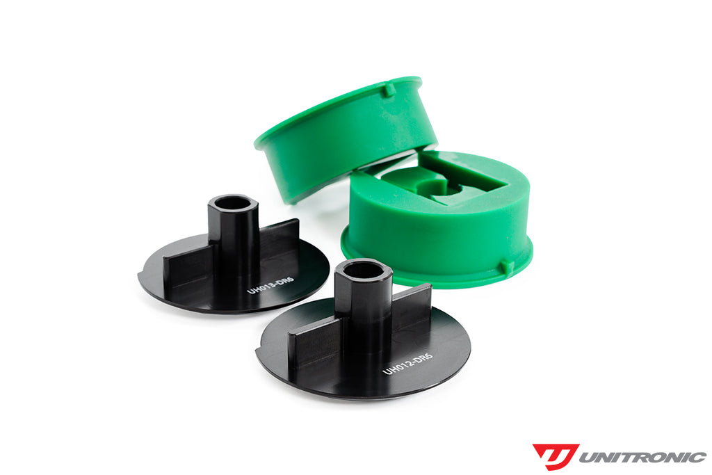 Unitronic Green Dogbone Mount Cap & Bushing EVO Kit - Audi / Volkswagen MQB & MQB EVO4 Models 2015+