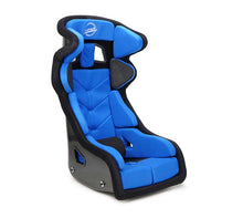 Load image into Gallery viewer, NRG FIA Competition Seat w/ Head Containment &amp; Comp Fabric Velcro Paddings Small Thin Cushion - Blue