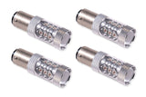 Diode Dynamics 1157 XP80 LED Turn Signal Bulbs [Amber; Set of Four] - Universal