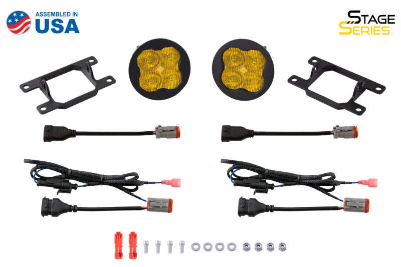 Diode Dynamics SS3 Pro LED Fog Light Kit [Yellow SAE Fog] - Multiple Fitments