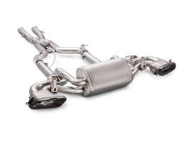 Akrapovic Titanium Evolution Line Cat Back Exhaust w/ Carbon Fiber Tips - Mercedes Benz AMG GT / GT S / GT C (C190) 2016-2018