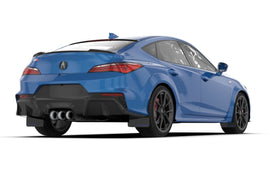 Rally Armor - 23-24 Acura Integra + Integra Type-S Black UR Mud Flap W/Blue Logo (No Drilling Req.)