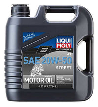 Load image into Gallery viewer, LIQUI MOLY 4L Motorbike 4T SAE 20W50 Street