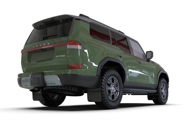 Rally Armor Black UR Mud Flap Dark Green Logo - Lexus GX550 Overtrail 2024+