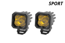Load image into Gallery viewer, Diode Dynamics SSC1 Yellow Wide Sport ABL LED Pod (Pair) - Universal Fitment