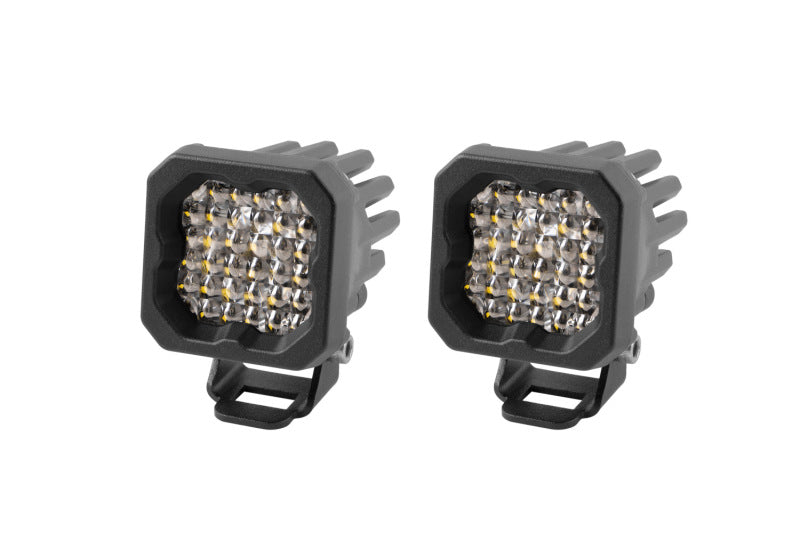 Diode Dynamics SSC1 White Flood Sport ABL LED Pod (Pair) - Universal Fitment