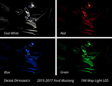 Load image into Gallery viewer, Diode Dynamics Stage 2 Cool White Interior LED Conversion Kit - Ford Mustang 2015-2017
