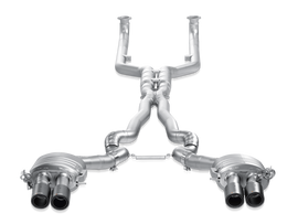 Akrapovic Titanium Evolution Line Cat Back Exhaust w/ Carbon Tips - BMW M6 (F12/F13) 2013-2018