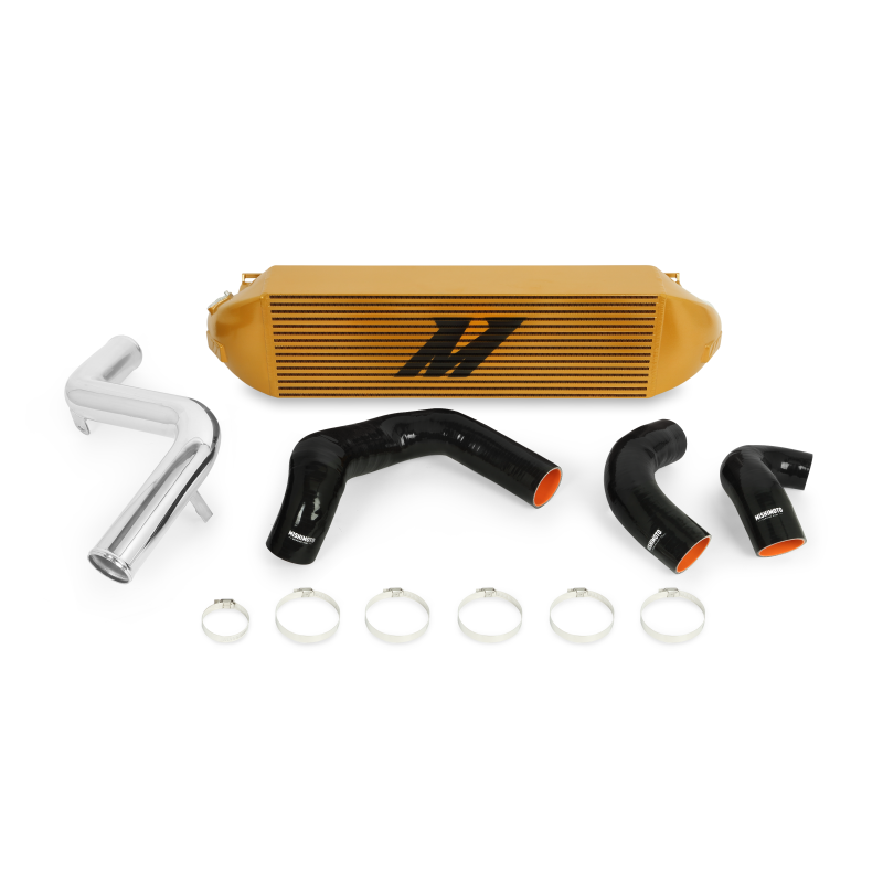 Mishimoto 2013+ Ford Focus ST Gold Intercooler w/ Polished Pipes