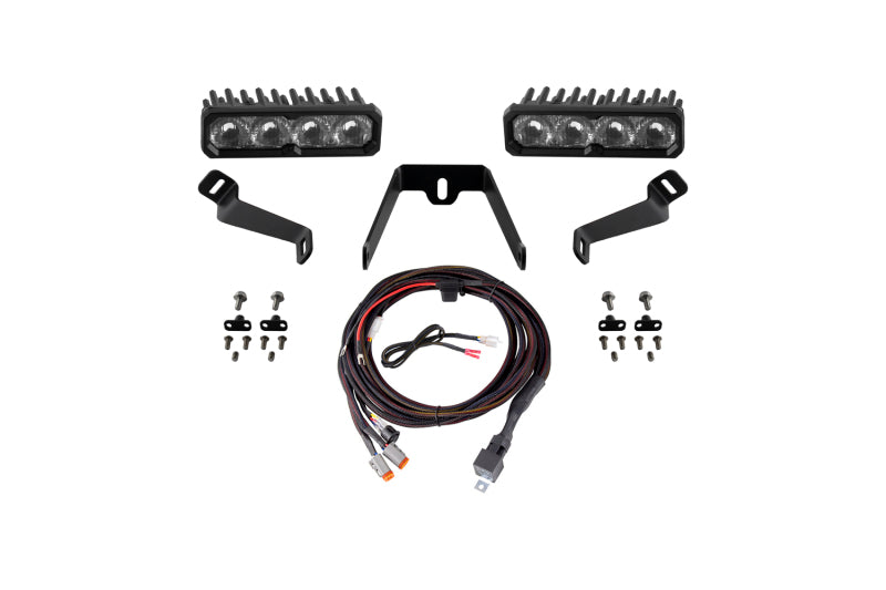 Diode Dynamics White SAE/DOT Driving Sport LED Lightbar Kit - Subaru WRX 2015-2017