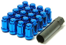 Load image into Gallery viewer, Wheel Mate Muteki Closed End Lug Nuts - Blue 12x1.25